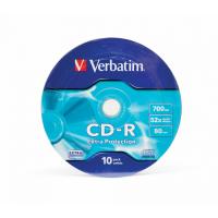 Диск CD Verbatim CD-R 700Mb 52x Spindle Wrap box Extra Фото