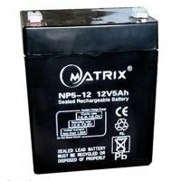 Батарея до ДБЖ Matrix 12V 5AH Фото