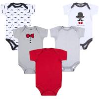 Боди детское Luvable Friends 5 шт с короткими рукавами для мальчиков Фото