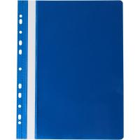 Папка-швидкозшивач Buromax A4, perforated, PVC, dark blue/ PROFESSIONAL Фото