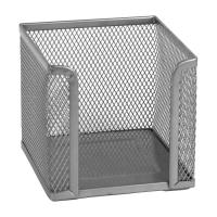 Подставка-куб для писем и бумаг Axent 100х100x100мм, wire mesh, silver Фото