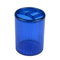 Підставка для ручок Delta by Axent Stationery glass-stand, 4 compartments, blue Фото