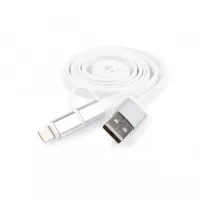 Дата кабель Vinga USB 2.0 AM to Micro 5P&Lightning 1.0m Фото
