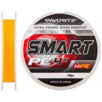 Шнур Favorite Smart PE 4x 150м (оранж.) #0.5/0.117мм 3.6кг Фото