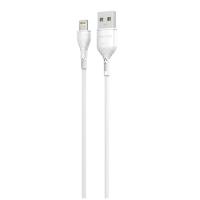 Дата кабель Grand-X USB 2.0 AM to Lightning 1.0m Cu, 2.1А White Фото