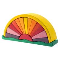 Конструктор Nic деревянный Восход желтый Фото