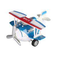 Спецтехніка Same Toy Самолет металический инерционный Aircraft синий со Фото