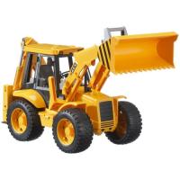 Спецтехника Bruder Дорожный погрузчик с экскаватором JCB 4CX М1:16 Фото