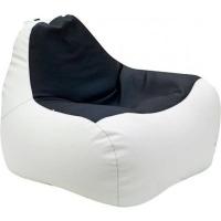 Крісло-мішок Примтекс плюс кресло-груша Simba H-2200/D-5 М White-Black Фото