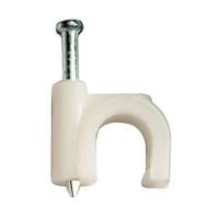 Скоба Ritar для крепления кабеля 5мм 100шт Фото