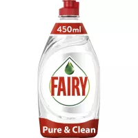 Средство для ручного мытья посуды Fairy Pure & Clean 450 мл Фото