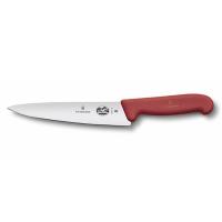 Кухонный нож Victorinox Fibrox разделочный 19 см, красный Фото