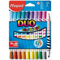 Фломастери Maped Фломастеры Color Peps Duo (10 шт./20 цветов) Фото