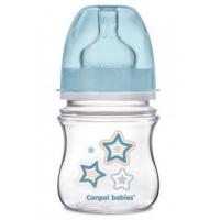 Пляшечка для годування Canpol babies с широким горлышком Newborn baby, 120 мл, голубая Фото