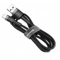 Дата кабель Baseus USB 2.0 AM to Lightning 2.0m Cafule 1.5A gray+blac Фото