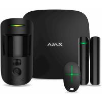 Комплект охоронної сигналізації Ajax StarterKit Cam чорна Фото