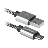 Дата кабель Defender USB 2.0 AM to Micro 5P 1.0m USB08-03T PRO Фото