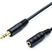 Кабель мультимедійний Atcom 3.5mm M to 3.5mm F 0.8m Фото