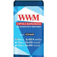 Стрічка до принтерів WWM 13мм х 5м STD п. Black Фото