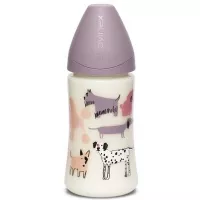 Бутылочка для кормления Suavinex Истории щенков 270 мл фиолетовая Фото