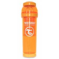 Бутылочка для кормления Twistshake антиколиковая 330 мл, оранжевая Фото