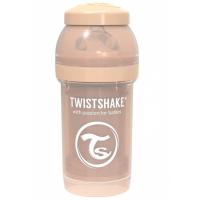 Пляшечка для годування Twistshake антиколиковая 180 мл, бежевая Фото