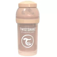 Бутылочка для кормления Twistshake антиколиковая 180 мл, бежевая Фото
