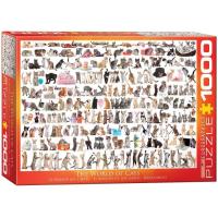 Пазл Eurographics Мир кошек, 1000 элементов Фото