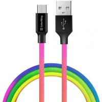 Дата кабель ColorWay USB 2.0 AM to Micro 5P 1.0m multicolor Фото