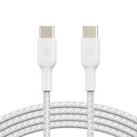 Дата кабель Belkin USB-C to USB-C 1.0m braided white Фото