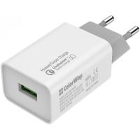 Зарядное устройство ColorWay 1USB Huawei Super Charge/Quick Charge 3.0, 4A (20W Фото
