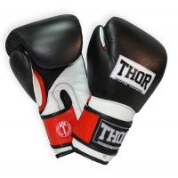 Боксерські рукавички Thor Pro King 10oz Black/Red/White Фото