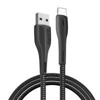 Дата кабель ColorWay USB 2.0 AM to Lightning 1.0m led black Фото