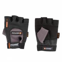 Перчатки для фитнеса Power System Power Plus PS-2500 Black/Grey L Фото