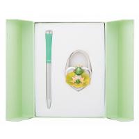 Ручка шариковая Langres набор ручка + крючок для сумки Fairy Tale Зеленый Фото