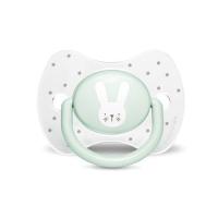 Пустышка Suavinex Hygge Уютные истории 18+ мес. бирюз. зайчик Фото