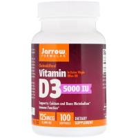 Вітамін Jarrow Formulas Вітамін D3 (Холекальциферол), 5000 МЕ, 100 гелевих Фото