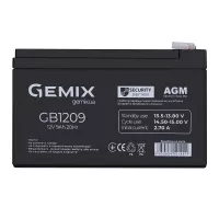 Батарея до ДБЖ Gemix GB 12В 9 Ач Фото