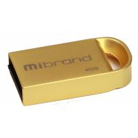 USB флеш накопичувач Mibrand 4GB lynx Gold USB 2.0 Фото