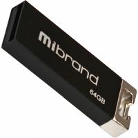 USB флеш накопичувач Mibrand 64GB Сhameleon Black USB 2.0 Фото