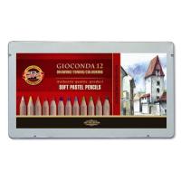 Карандаши цветные Koh-i-Noor Gioconda 8827 пастельные 12 цветов Фото