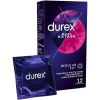 Презервативы Durex Dual Extase рельефные с анестетиком 12 шт. Фото