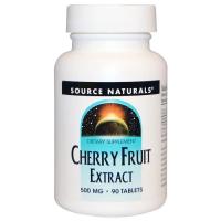 Травы Source Naturals Экстракт Вишни 500мг, 90 таблеток Фото