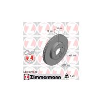 Гальмівний диск ZIMMERMANN 400.3690.20 Фото