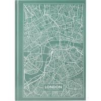 Книга записная Axent Maps London А4 в твердой обложке 96 листов в клетк Фото