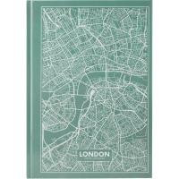 Канцелярська книга Axent Maps London А4 в твердій обкладинці 96 аркушів в к Фото