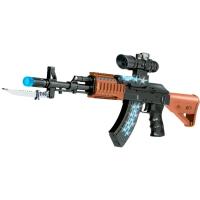 Игрушечное оружие ZIPP Toys Автомат свето-звуковой AK47, черный Фото