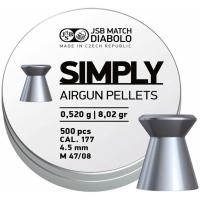 Пульки JSB Diabolo Simply 4,5 мм, 0.52 г, 500 шт/уп Фото