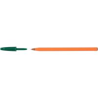 Ручка масляная Bic Orange, зелёная Фото