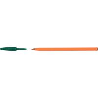 Ручка масляная Bic Orange, зелёная Фото